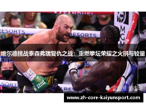 维尔德挑战泰森弗瑞复仇之战：重燃拳坛荣耀之火拼与较量